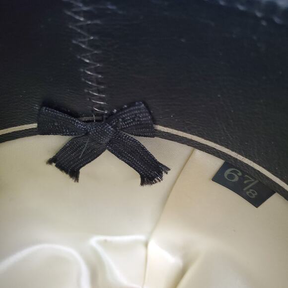 RESISTOL Cowboy Hat 6 7/8 5X Beaver Crystal White Cattleman Western A5036 L oval - Picture 10 of 16